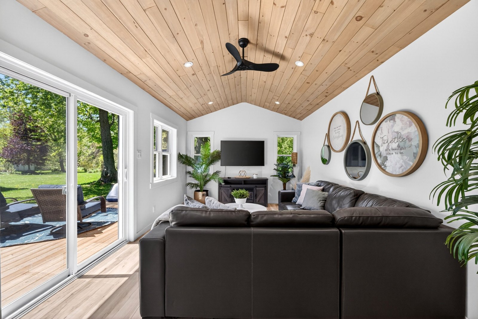 Hardwood staircase real estate detail photo Simcoe County